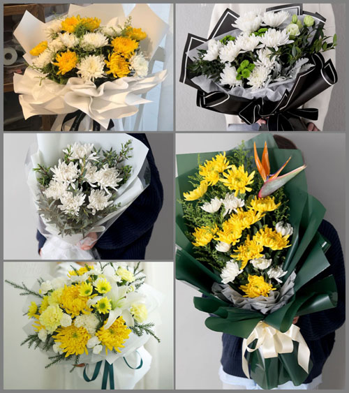 山东济宁嘉祥县嘉祥街道北石庄村白事花束代送